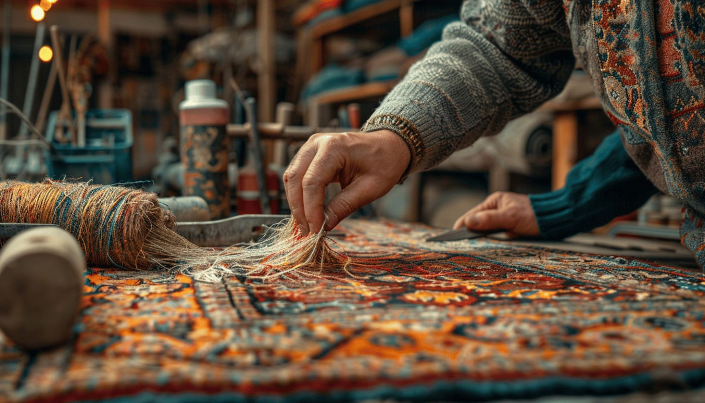 Les secrets de la restauration artisanale de tapis d'Orient